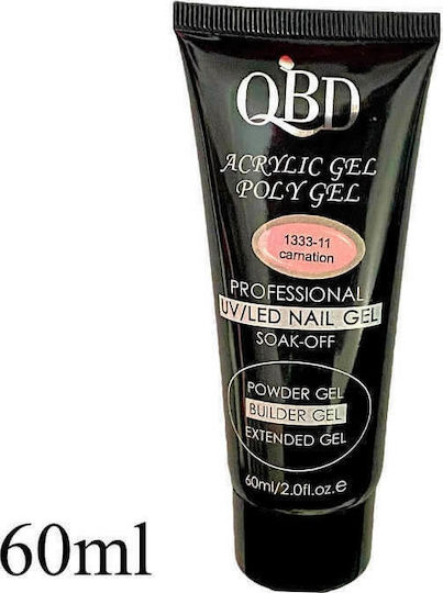 QBD Acrygel Гел за изкуствени нокти Карнейшън 11 Colorful 60мл