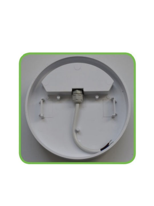 Aca Wall-Mounted Outdoor Ceiling Light LED IP66 12W with Natural White Light