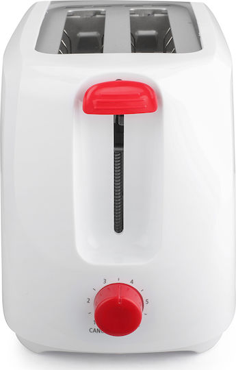 Muhler MT-969 Prăjitor de pâine 2 sloturi 800W Alb