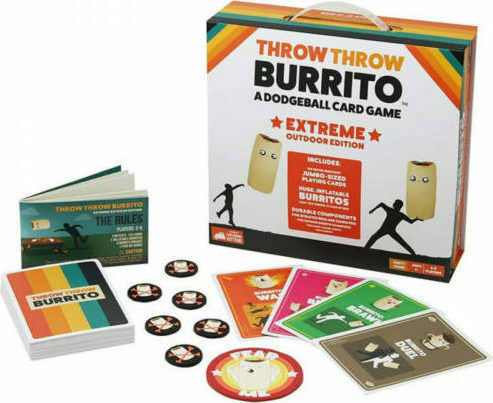 Board Game Throw Throw Burrito: Extreme Outdoor Edition for 2-6 Players 7+ Years Old (EN) Exploding Kittens