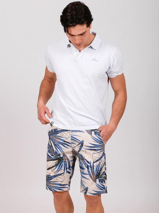 VICTORY FIREBALL PRINT-MANLY SHORTS MIT AUFDRUCK