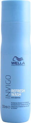 Wella Invigo Balance Refresh Wash Shampoos Wiederaufbau/Ernährung für Alle Haartypen 1x250ml