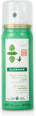 Klorane Nettle Dark Dry Shampoos for Oily Hair 50ml