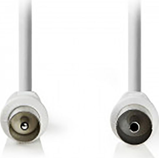 DPM Antenna Cable Coax male - Coax female White 10m (HT-30145MM-10) 1pcs