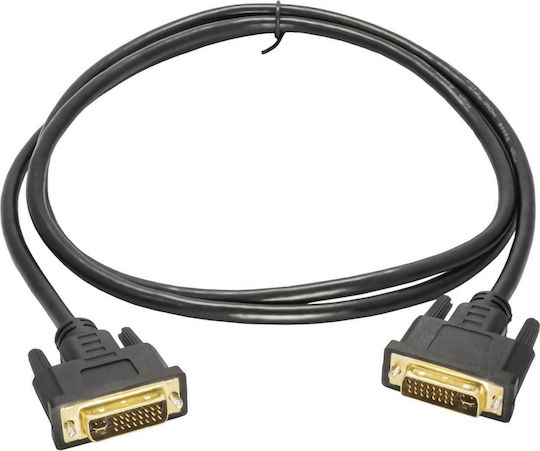 Akyga Kabel DVI-I-Stecker - DVI-I-Stecker 1.8m Schwarz (AK-AV-02)