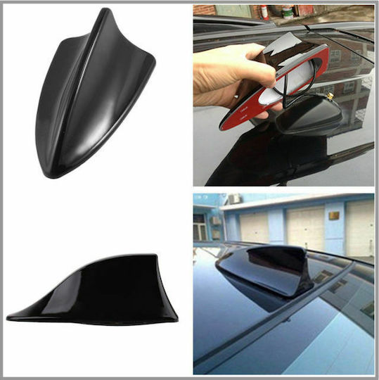 Carsun Car Antenna Roof Shark 12V for Radio in Black Color