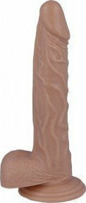 Intense Mr Intense Realistic Cock 21 Glass Dildo with Balls and Suction Cup Flesh 20.1cm