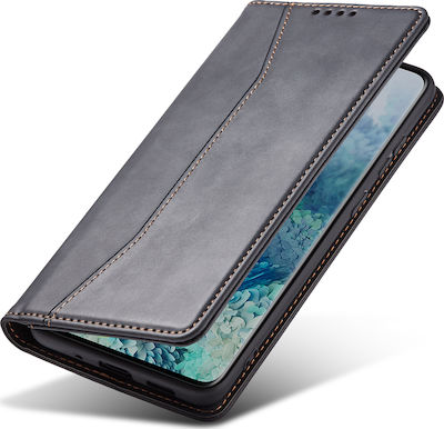 Bodycell PU Leather Synthetic Leather Wallet Black (Redmi Note 9)