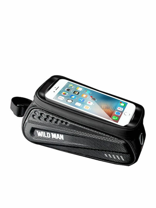 Wildman Rahmen-Tasche Fahrrad 1lt L Schwarz