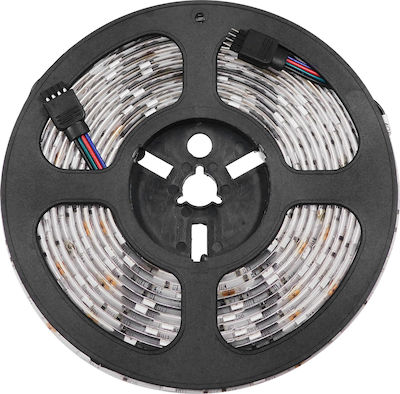 GloboStar Waterproof LED Strip Power Supply 12V RGB Length 5m and 30 LEDs per Meter SMD5050