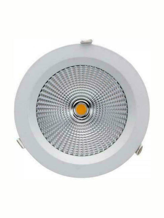 Geyer Round Recessed LED Panel 25W with Natural White Light 4000K 19cm