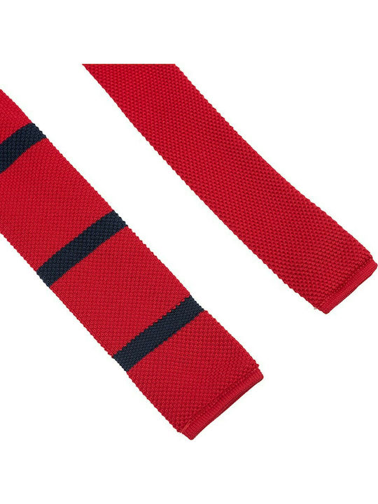 Cravată tricotată Messagero Red C900