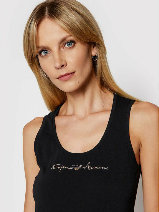 Women's Summer Cotton Sleeveless Black Blouse