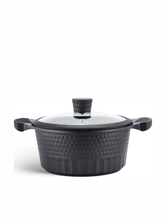 Edenberg Set de vase de gătit din aluminiu Negru cu strat antiaderent 10buc