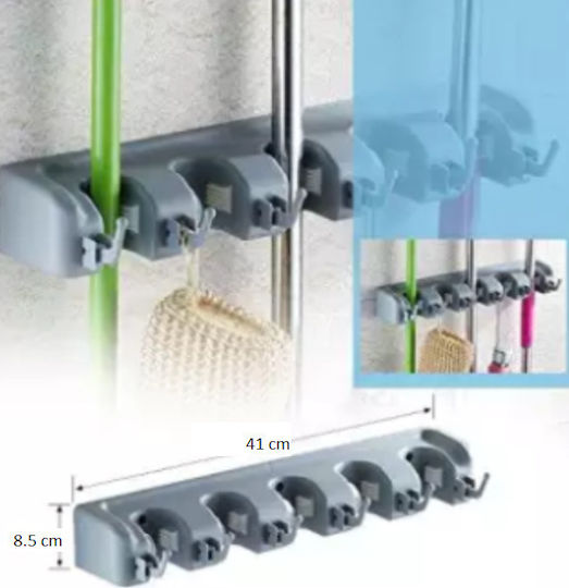 Liao Mop & Broom Holder 83003LGH66CL 1pcs