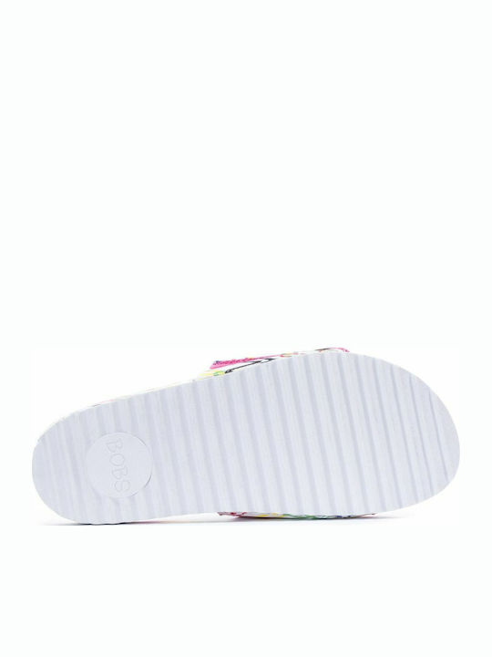 X JGoldcrown Bobs Pop Ups 2 Love & Summer Women's Slides White