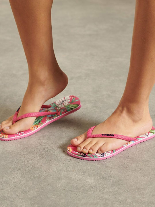 Classic Vintage Frauen Flip Flops in Rosa Farbe