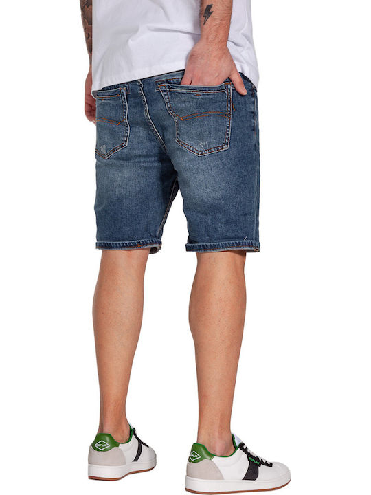 Garage Fifty5 Herrenshorts Jeans Blau