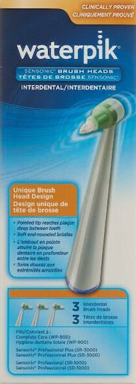 Waterpik Sensonic Ersatzköpfe für Interdental SRIP-3E 3 Stück