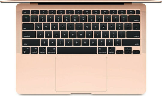 Apple MacBook Air 13.3" (2020) IPS QHD+ (M1/8GB/256GB SSD) Gold (US Tastatur)