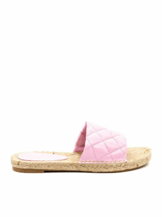 Jeffrey Campbell Salvora Pat Leather Sandals Pink