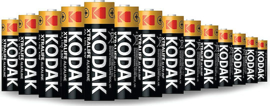 Kodak 60 Pack Alkaline Batteries AA Xtralife 1.5V 30422636