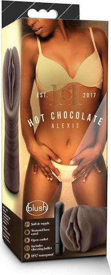 Blush Hot Chocolate Alexis Chocolate Vibrating Masturbator Masturbator BL-73506 1buc