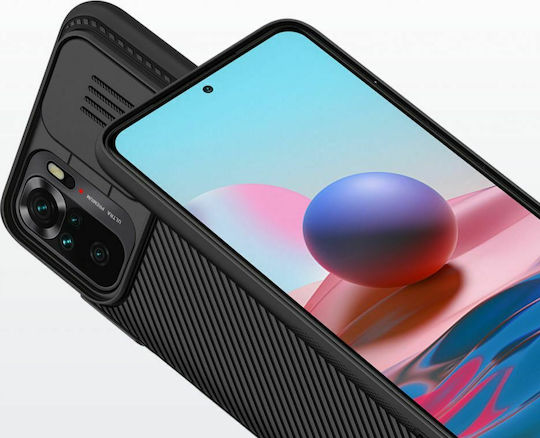 Nillkin Camshield Back Cover Πλαστικό 0.2mm Μαύρο (Redmi Note 10 / 10s / Poco M5s)