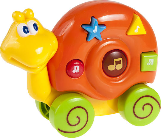 Smyk Shape Sorting Toy Playmates Snail with Music for 12++ Months