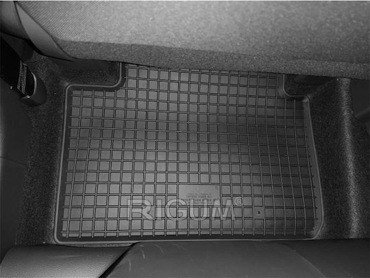 Rigum Set of Front and Rear Mats 4pcs for Toyota Yaris 2020+ Black