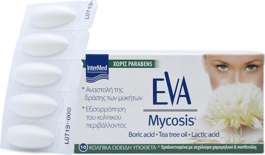 InterMed Eva Mycosis Ovules Produse pentru Igiena Intima 10buc