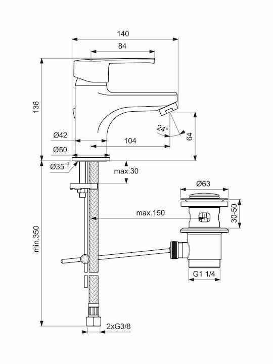 Ideal Standard Idealstream Mixing Sink Faucet Silver Ideal Standard Idealstream Mixing Sink Faucet Silver
