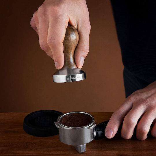 Navaris Tamper with Flat Surface 58mm in Brown Color