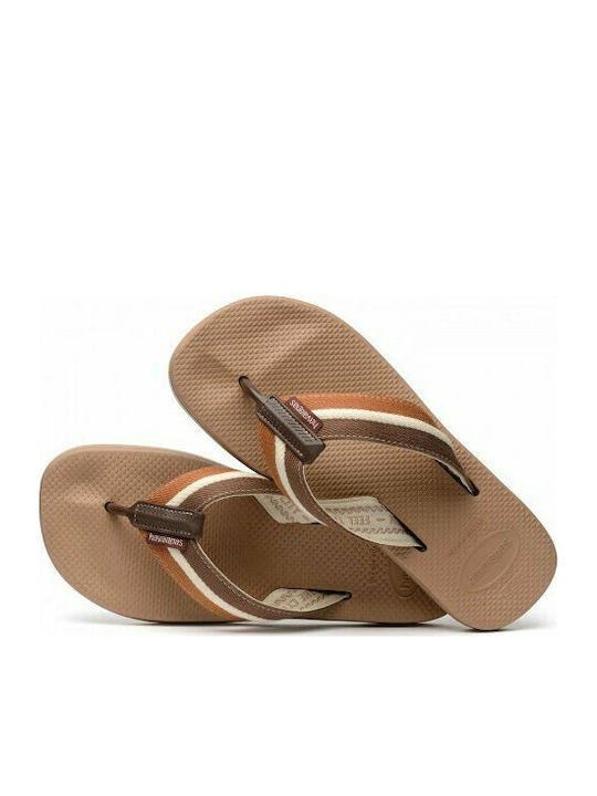 Herren-Flip-Flops Braun