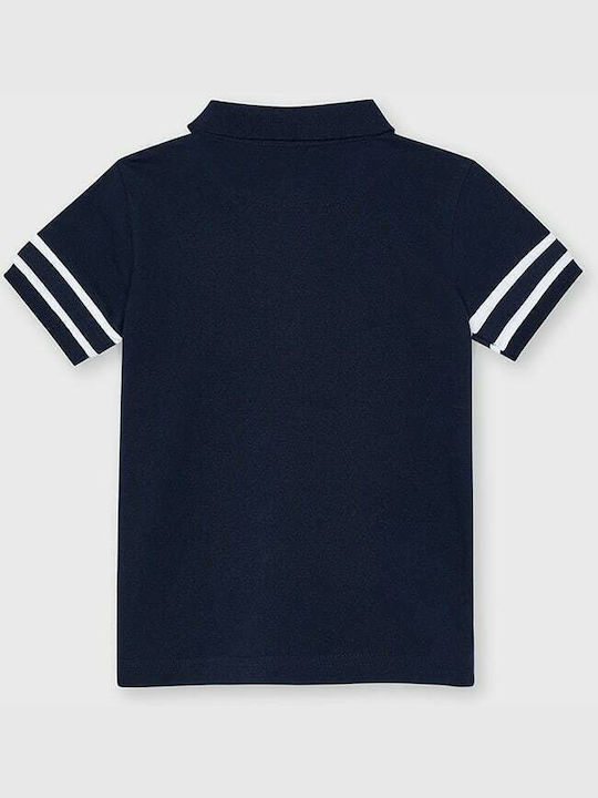 Mayoral Kids Polo Short Sleeve Navy Blue