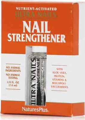 Nature's Plus Nail Strengthener Nail Hardener with Vitamins with Brush 7.4ml