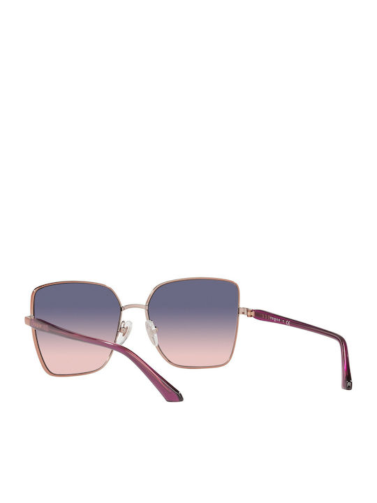 Vogue Damentagel Sonnenbrillen mit Rose Gold Metallischem Rahmen und Gray Verlaufsfarbe Gläser 116888