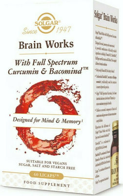 Solgar Brain Works Supplement for Memory 60 caps