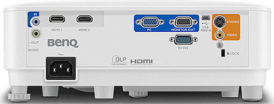 BenQ MX550 9H.JHY77.1HE 3D Projector DLP (DMD) Standard Lamp with Built-in Speakers White