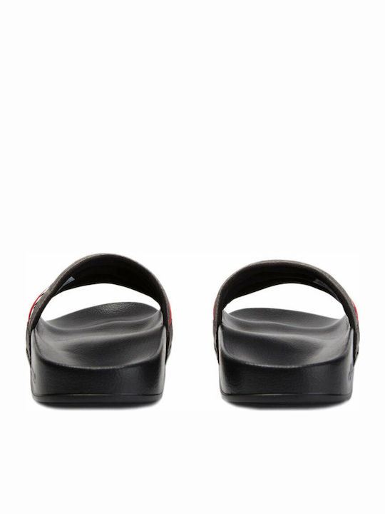 Filippo Webbing Herren Slides Schwarze
