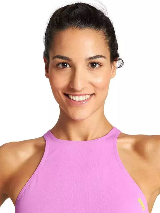 High Neck Bikini Top Lilac