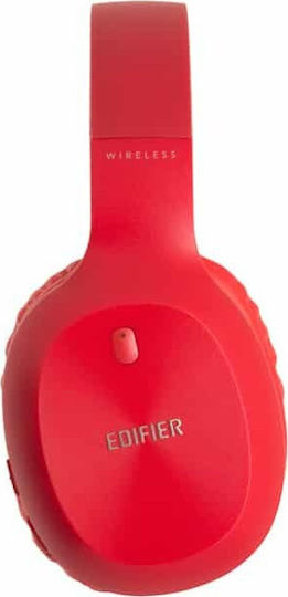 Edifier W800BT Plus Wireless / Wired Over Ear Headphones with Radio with 55 hours of Operation Red