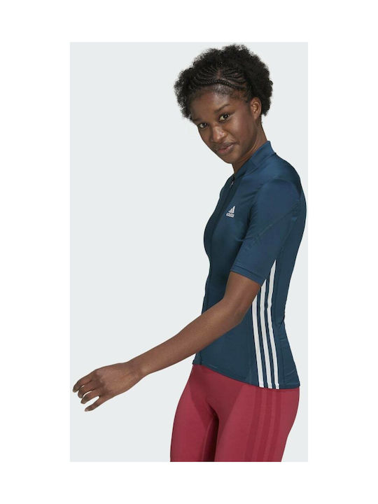 adidas Tricou De Ciclism Cu Mâneci Scurte Pentru Femei Turcoaz