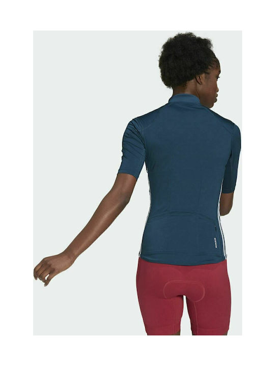 adidas The Short Sleeve Cycling Jersey Short Sleeves Cycling Jersey Turquoise