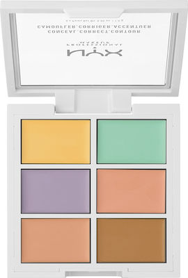 Nyx Professional Makeup Conceal. Correct. Contour Color Corrector Palette 6gr