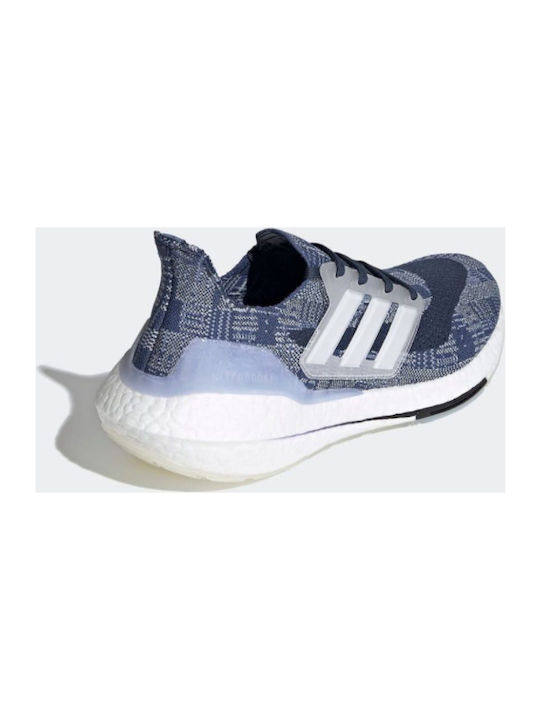 Ultraboost 21 Herren Sportschuhe Laufen Crew Blue / Cloud White / Crew Navy