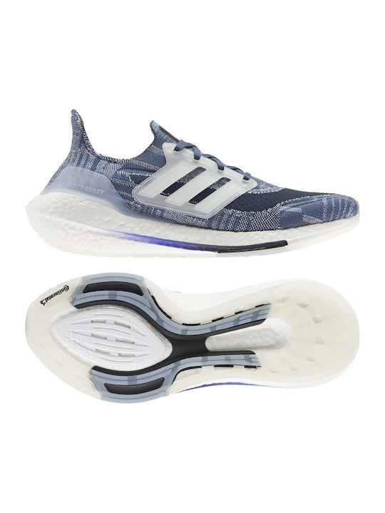 Ultraboost 21 Herren Sportschuhe Laufen Crew Blue / Cloud White / Crew Navy