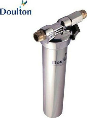 Doulton HIS Water Filtration System Single Under Sink Micron ½" with Faucet & Replacement Filter Doulton Supercarb 0.5μm