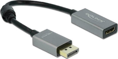 DeLock Konverter DisplayPort männlich zu HDMI weiblich Gray 1Stück (66436)