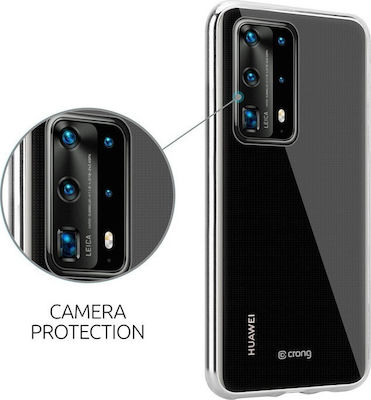 Crong Slim Back Cover Σιλικόνης Διάφανο (Huawei P40 Pro)